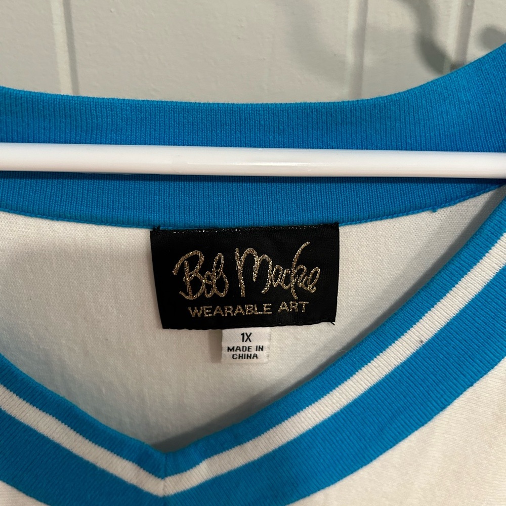 Bob Mackie Wearable Art Top - image 3